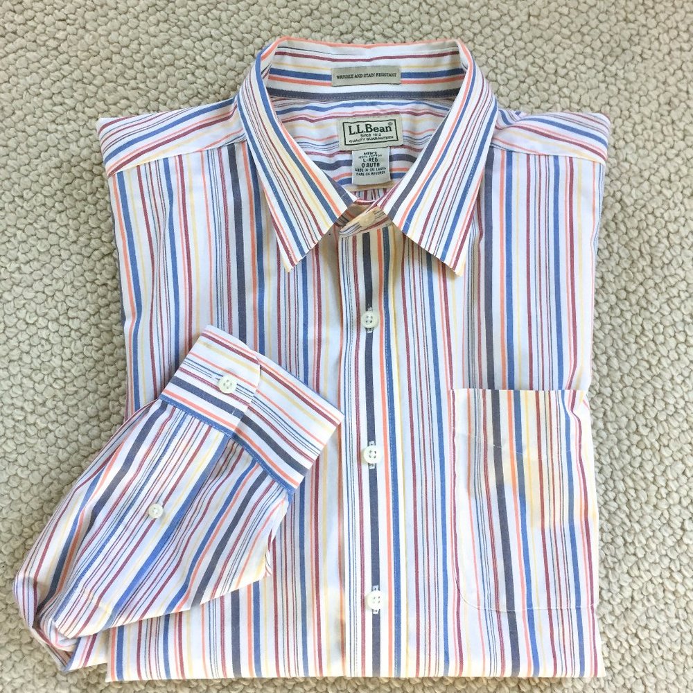 LLBean pure cotton long-sleeve shirt